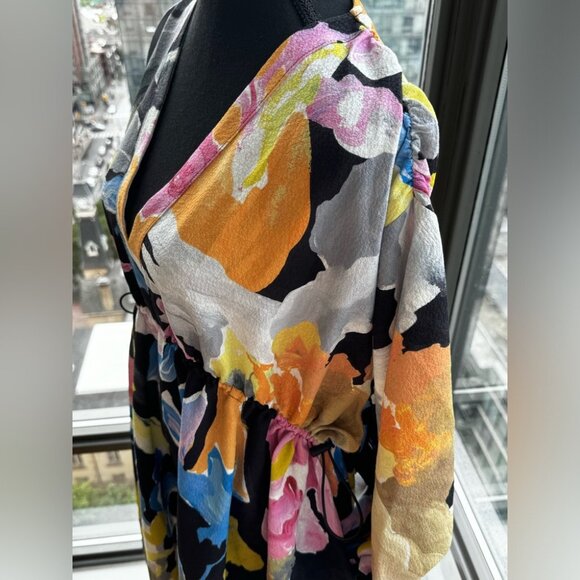 🆕 STINE GOYA 🧿 NWOT Veroma Printed Crepe Midi Dress - Size S - Picture 12 of 16
